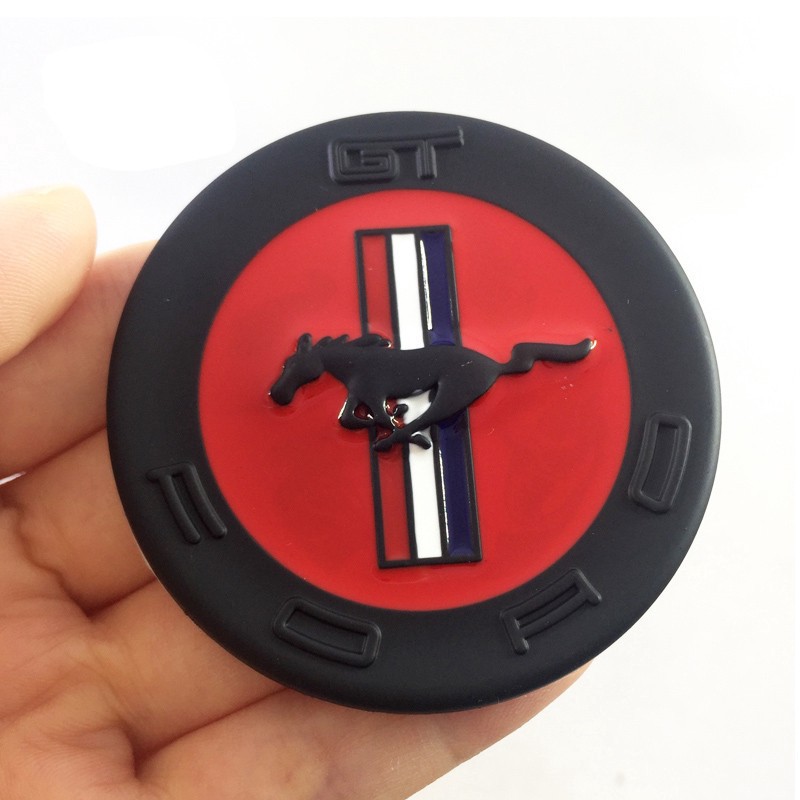 Sticker decal logo ngựa bằng kim loại trang trí cho Ford Mustang GT