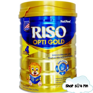 Tặng bộ 3 hộp nhựa - sữa bột riso opti gold số 4 900g