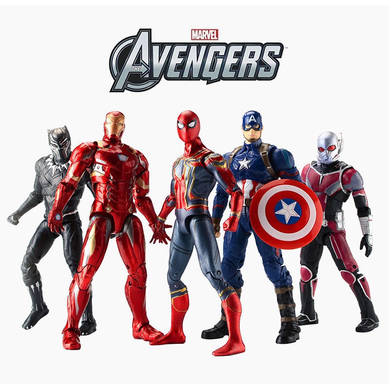 Mô Hình Người Sắt Ironman Marvel Avengers Cao 18cm Bản Civir War