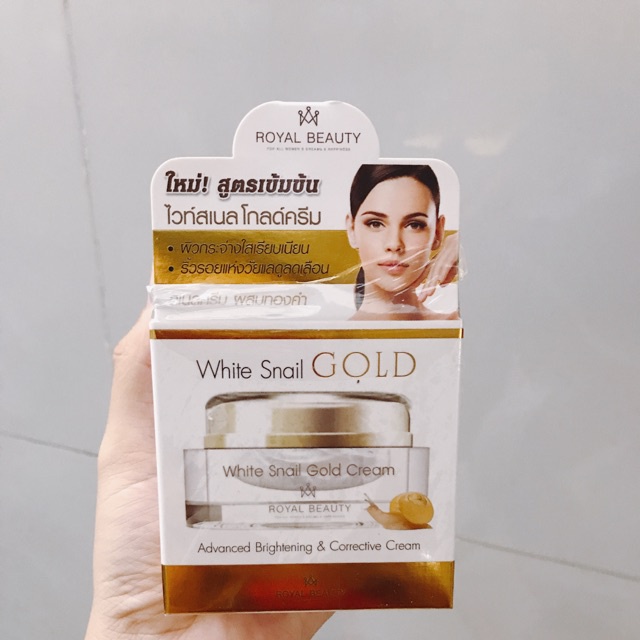 Kem Dưỡng Da Và Nâng Cơ Mặt White Snail Gold Thái