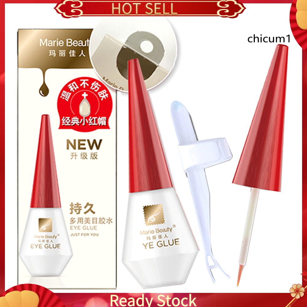 (Hàng Mới Về) Set 2 Lọ Keo Dán Mi Giả Hình Chữ Y Dung Tích 12ml