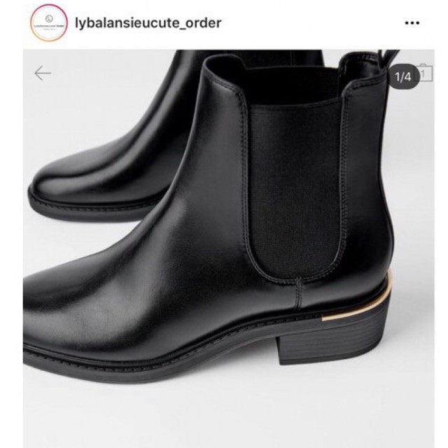 Boots đen zr 6152/001 +2% shopee