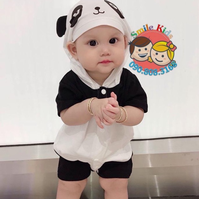 Body panda cho bé yêu