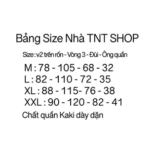 QUẦN BAGGY KAKI [ TNT SHOP BIGSIZE 60KG 90KG ]