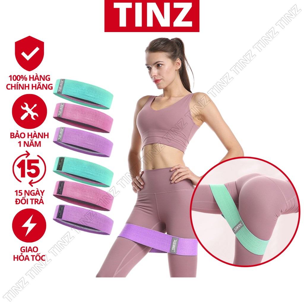 Dây tập mông chân đùi bụng mini band kháng lực combo 3 dây aolikes TINZ|Mã TTG-13-CB3