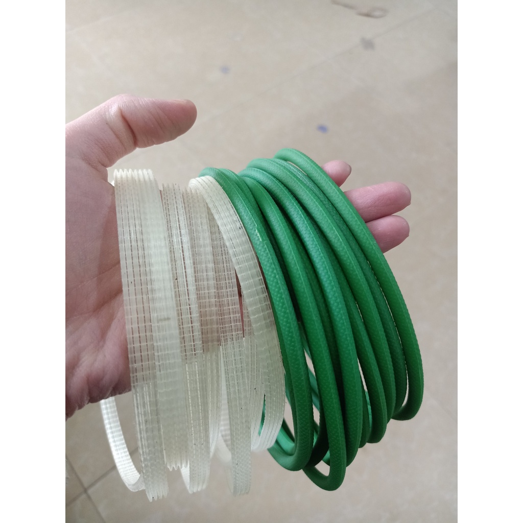 dây curoa máy mài U1 (2 loại tròn (xanh) và dẹt (trắng))