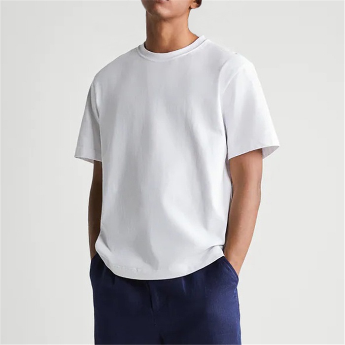 Áo phông ngoại cỡ Relax Fit Super Soft Plus Size 250gsm Áo phông trắng tay ngắn 100% cotton dành cho nam