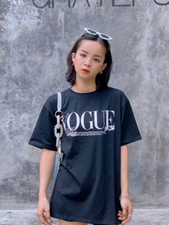 áo thun vogue freesize 2 màu đen trắng