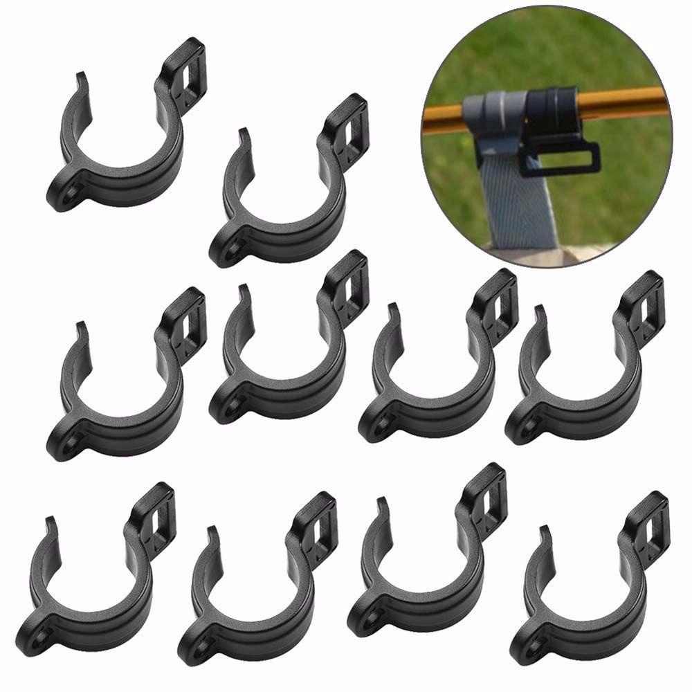 Set 10 Kẹp Nhựa Cố Định Mái Hiên Cắm Trại Chống Gió Ngoài Trời