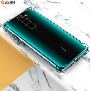 Ốp điện thoại silicon màu sắc trong suốt bo góc chống sốc cho Xiaomi redmi note 8 pro / note 7 pro