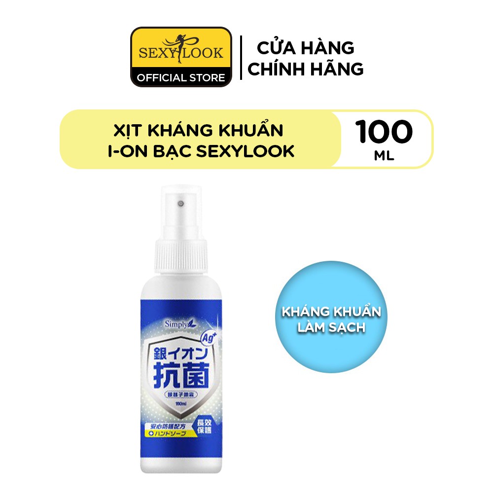 Xịt Kháng Khuẩn I-on Bạc SEXYLOOK 100ML