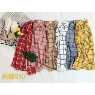910. áo sơ mi kẻ ô