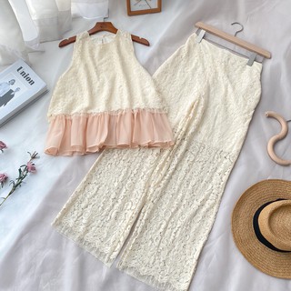 (LOẠI 1) ( Ảnh thật) set ren đẹp lung linh