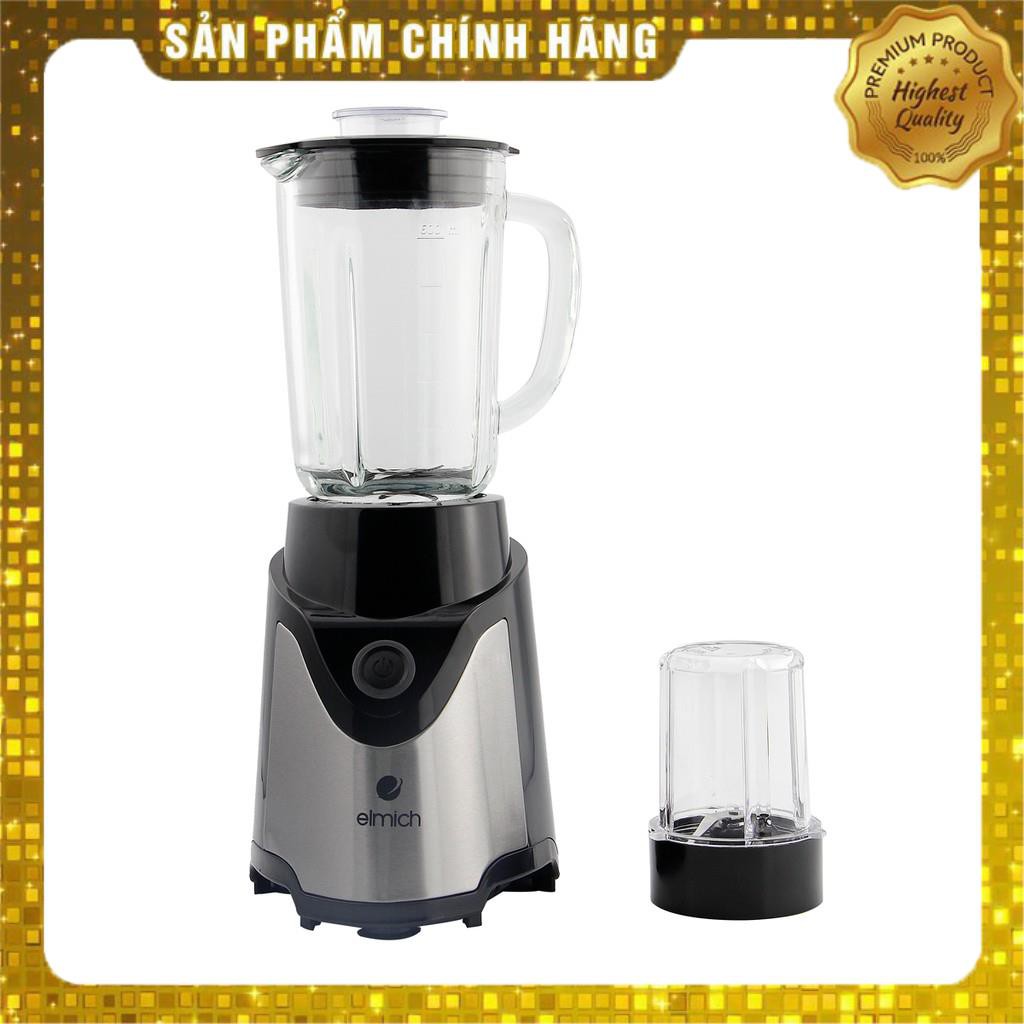 MÁY XAY SINH TỐ ELMICH CỐI THỦY TINH CAO CẤP BLE-1844💖500ml💖 _BH 25 THÁNG CHÍNH HÃNG