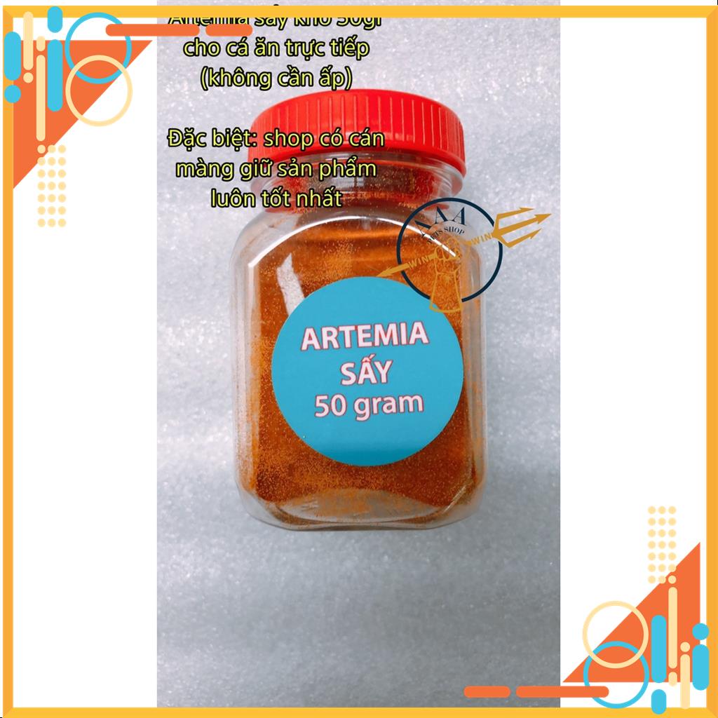 50gr Artemia Sấy Khô Dạng Bột Cho Cá guppy, betta, cá nhỏ hồ thủy sinh MSP83632