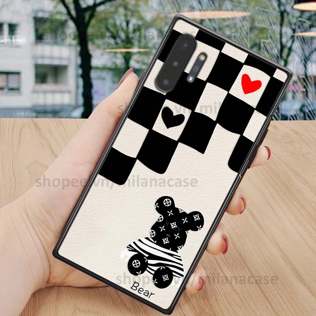 Ốp Samsung Note 10 / Note 10 Plus / Note 10+ gấu be@rBrick gấu Teddy Kaws siêu đẹp, phong cách, cá tính