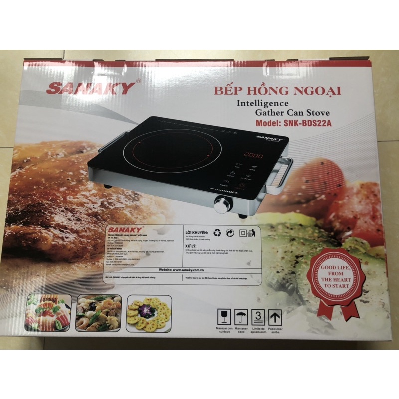 Bếp Hồng Ngoại Sanaky SNK-BDS22A mẫu mới