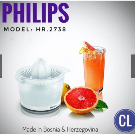 (Thanh lý) Máy vắt cam Philips HR2738-Hàng nhập khẩu.