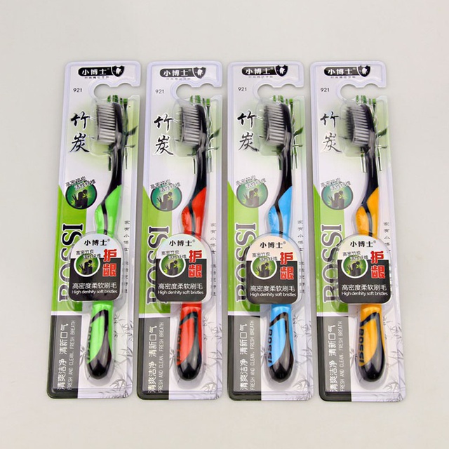 Combo 5-10 Bàn Chải Đánh Răng Than Tre Hoạt Tính Bossi Cá Nhân Tiện Lợi