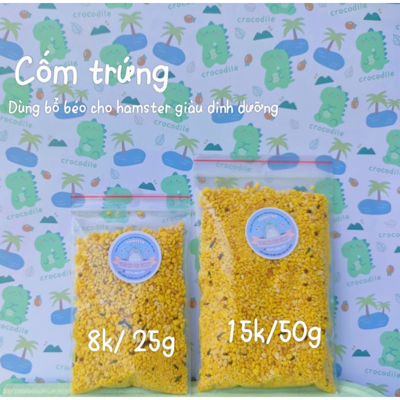 Cốm trứng bổ béo cho Hamster