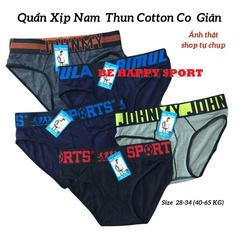 Quần Sịp Nam Cao Cấp Thoáng Mát Thoải Mái Vận Động - Quần Lót Nam Rẻ Đẹp PP Bởi Be Happy Sport