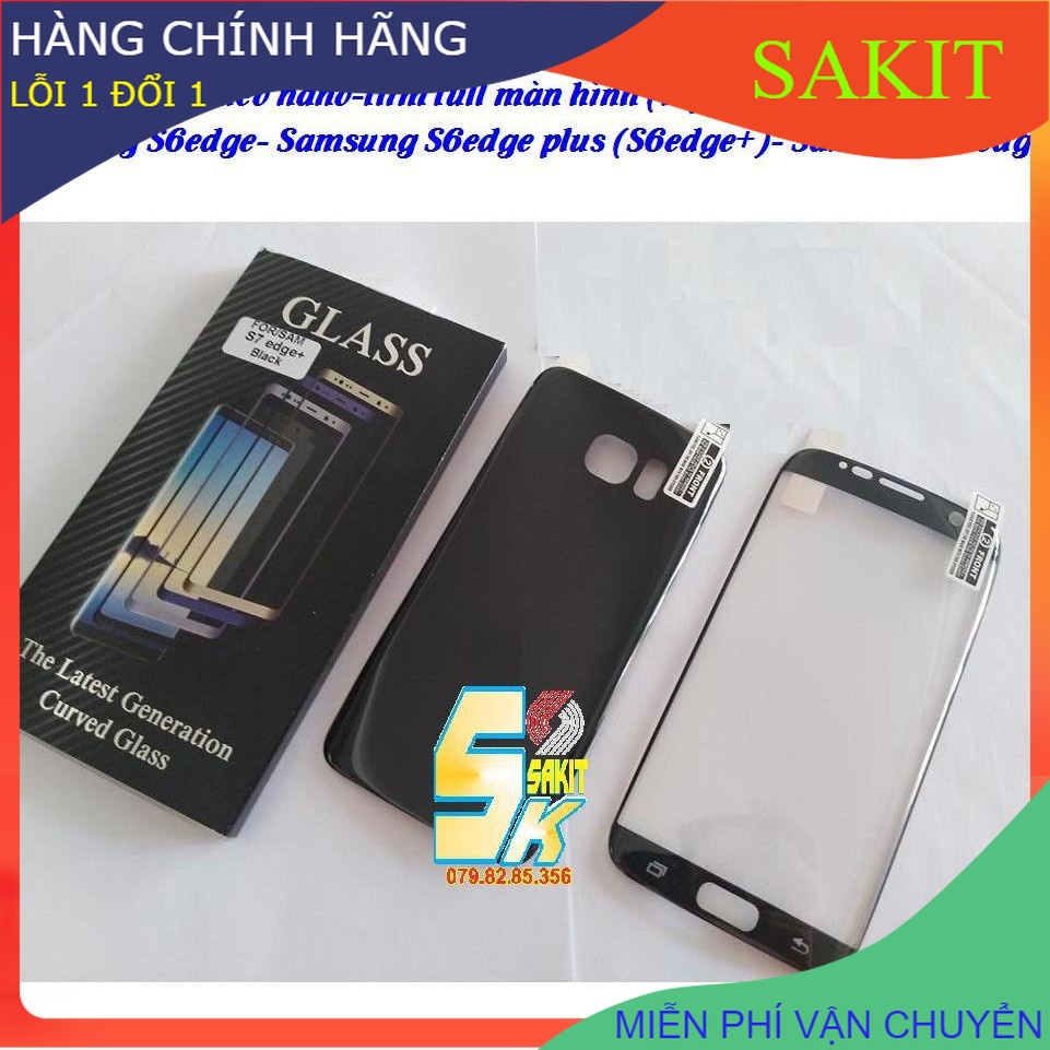 Miếng dán dẻo nano-flim full màn hình  Samsung S6edge- S6edge plus - S7edge