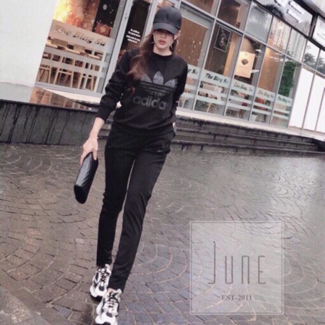 Bộ thể thao thu đông nữ Adidas 2019