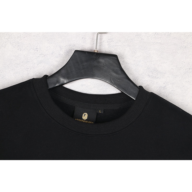 Bape Thời Trang In Áo Len Cotton Unisex
