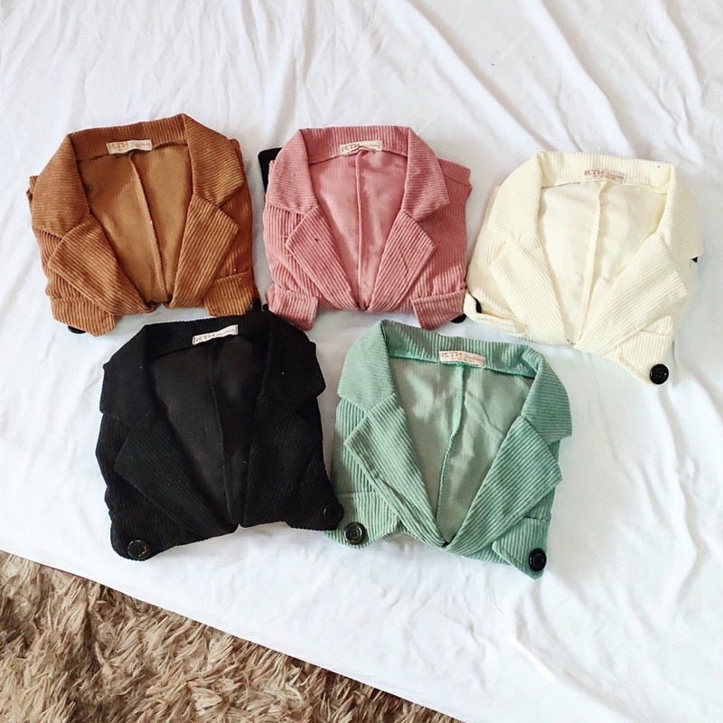 Áo khoác vest nhung sang chảnh kèm ảnh thật 🍓🍓🍓u | BigBuy360 - bigbuy360.vn