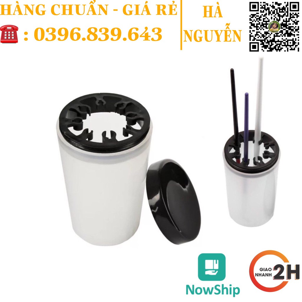 Cốc GIặt Cọ Tiện Lợi  - Cốc Rửa Cọ Có Kẹp Gác Cọ