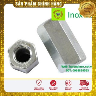 [HÀNG SẮN] Nối ren lục giác inox, đai ốc nối ren inox