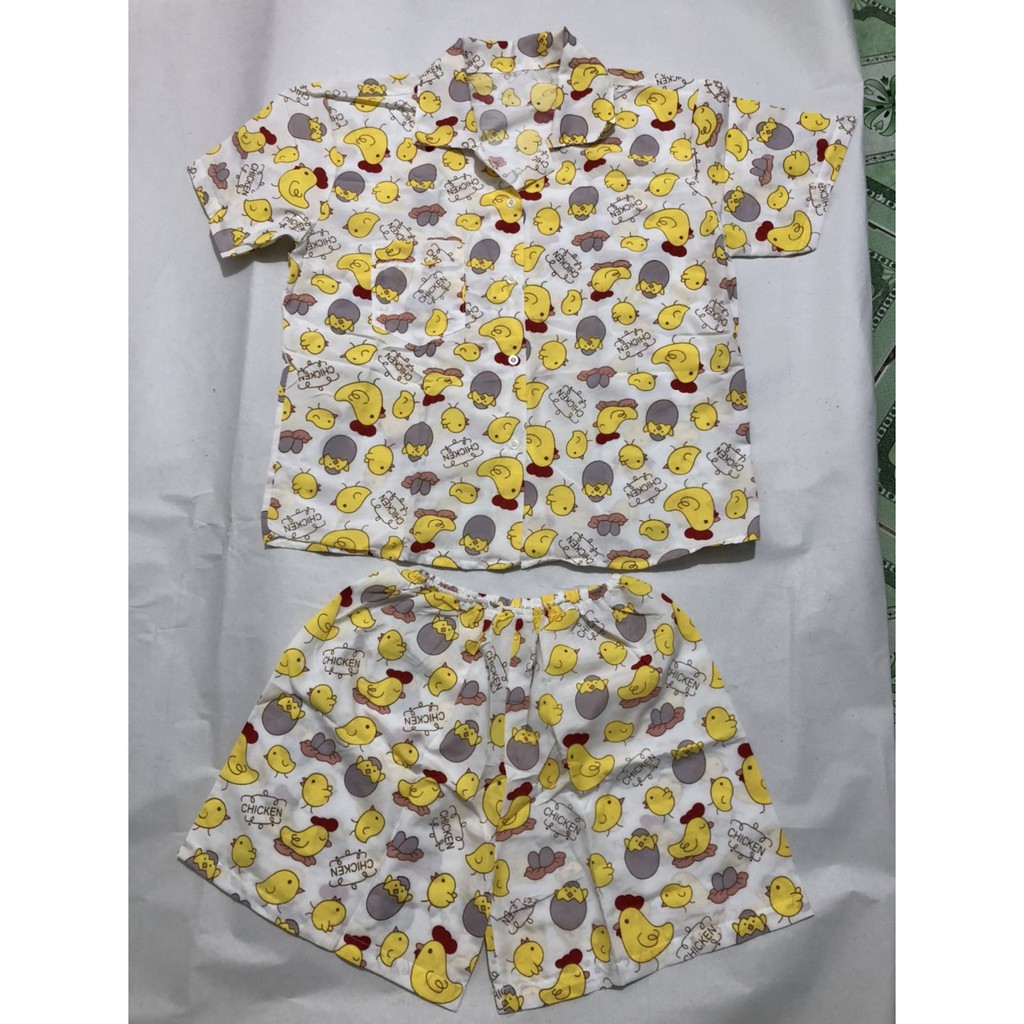 Siêu rẻ - Bộ Ngủ CỘC ĐÙI KATE hình in gà con dễ thương | BigBuy360 - bigbuy360.vn