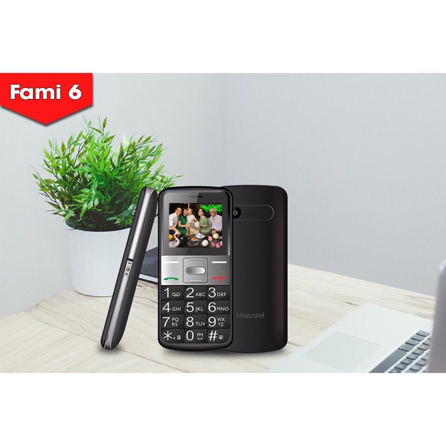 Điện thoại người già Fami 6-Hàng chính hãng BH 12t