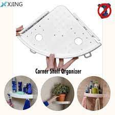 Kệ Góc Để Đồ Nhà Tắm Nhựa Tam Giác Hít Chân Không