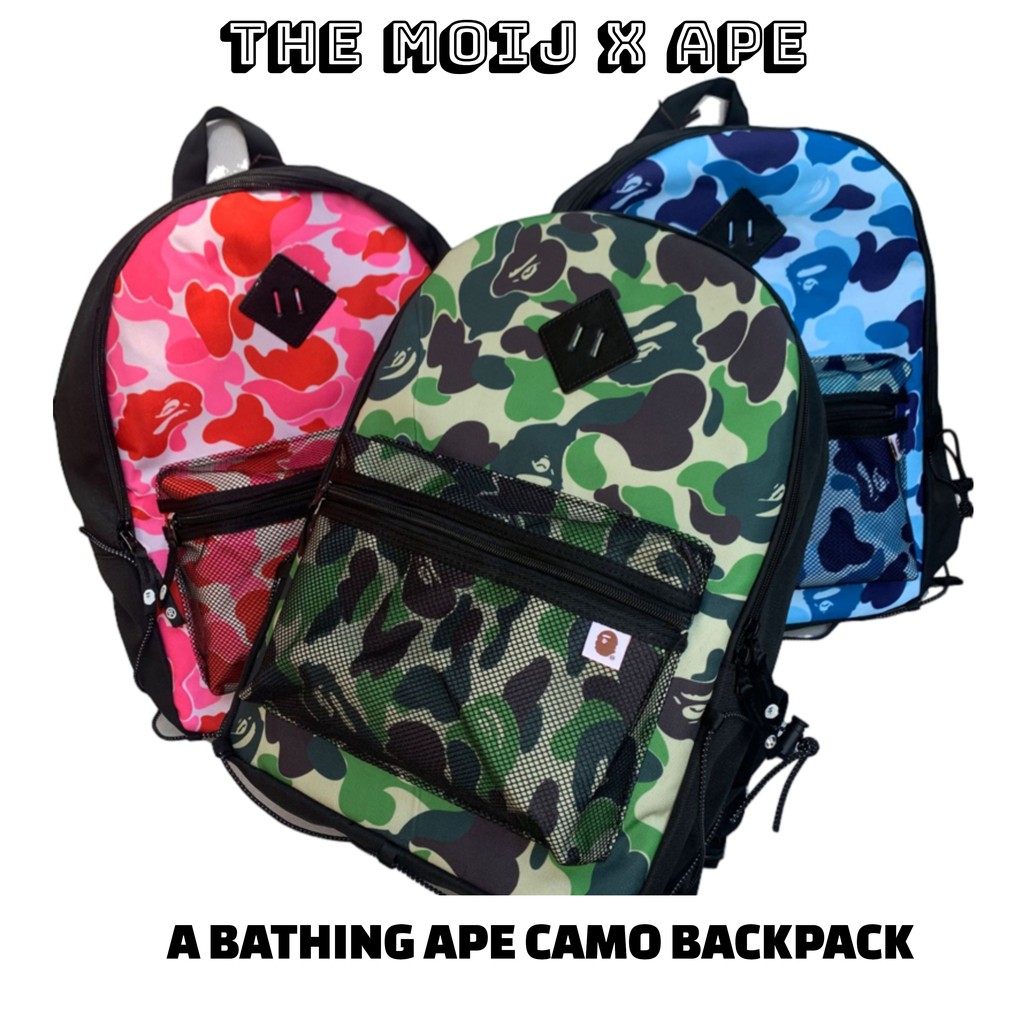 Balo Bape Camo - BAPE ABC CAMO BUNGEE CORD DAY