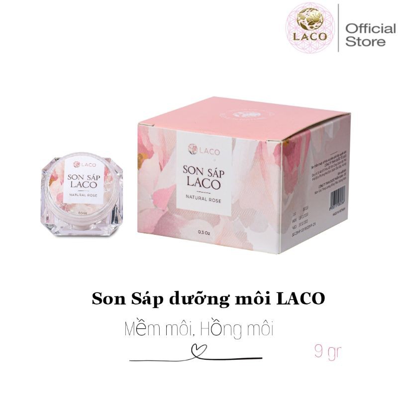 🔥Chính hãng 🔥 Son sáp LACO mờ thâm từ hoa hồng tươi ⚡dưỡng môi môi, giúp môi hồng mọng tự nhiên hiệu quả ⚡