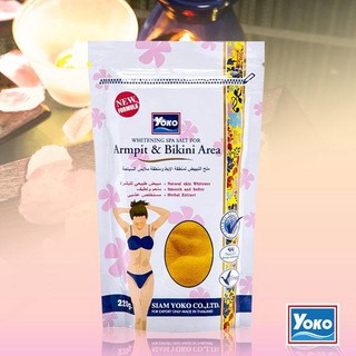 Muối tẩy da chết YOKO Dành cho vùng nách và bikini 220g/ Muối tắm Abonne 350g