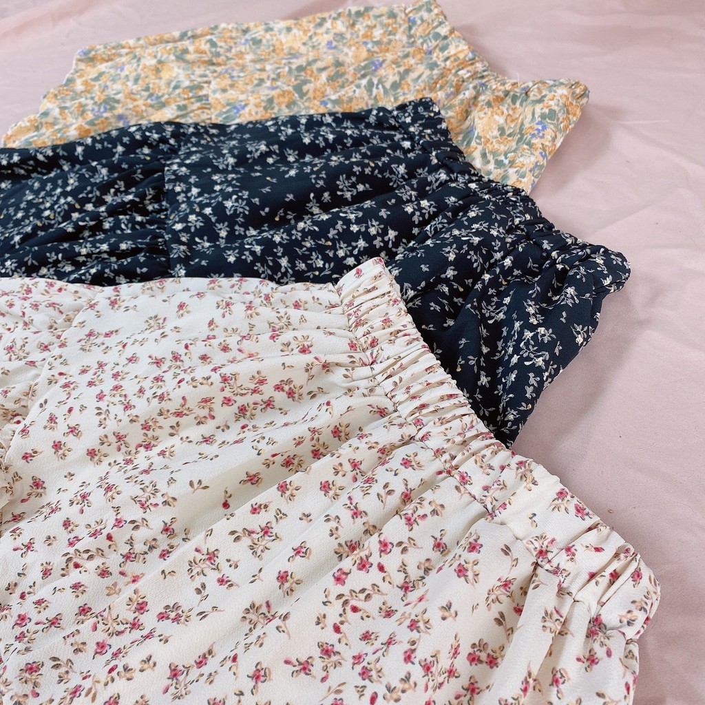 Chân Váy Hoa Nhí Vintage Hai Lớp 🐷FREESHIP🐷 Chân Váy Ngắn Phong Cách Hàn Quốc LAVUSA Chất Vải Voan Nhật CV17 | BigBuy360 - bigbuy360.vn