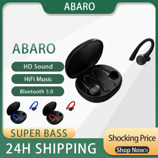 Tai nghe bluetooth tws 5.0 móc vành tai chống ồn cho iphone xiaomi