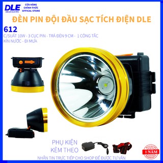 [HÀNG THÁI] ĐÈN PIN ĐỘI ĐẦU 612 - 3 CỤC PIN - 13800mAh - CHỐNG NƯỚC - ĐÈN ĐỘI ĐẦU - ĐÈN ĐEO ĐẦU - ĐÈN SOI ẾCH - ĐÈ