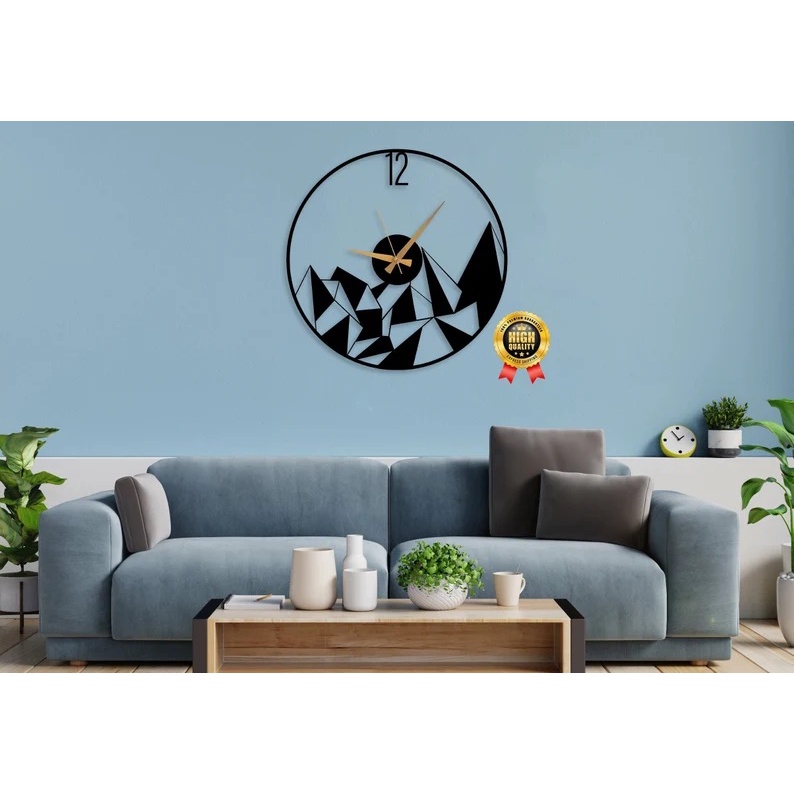 Đồng hồ treo tường Thegioipuzzle bằng kim loại bền đẹp DH009