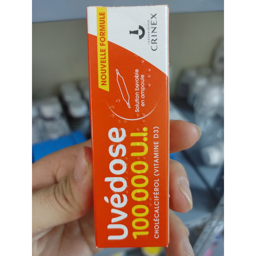 Vitamin D3 Uvedose Liều Cao 100000 UI Của Pháp Cho Bé Từ 18 Tháng