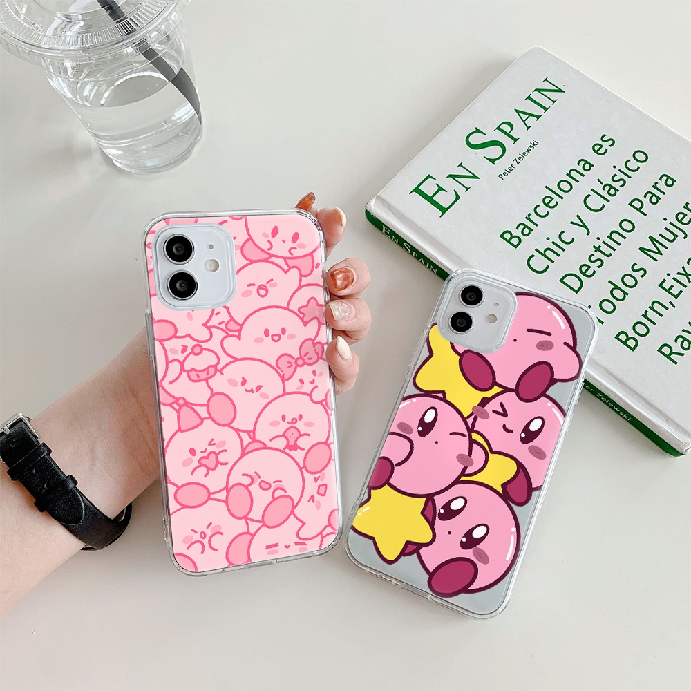 Ốp Điện Thoại Tpu Dẻo In Hình game Kirby Cho iPhone 11 12 13 pro max XS X XR XSMax 7 8 6 6s plus 5 4 SE 2020