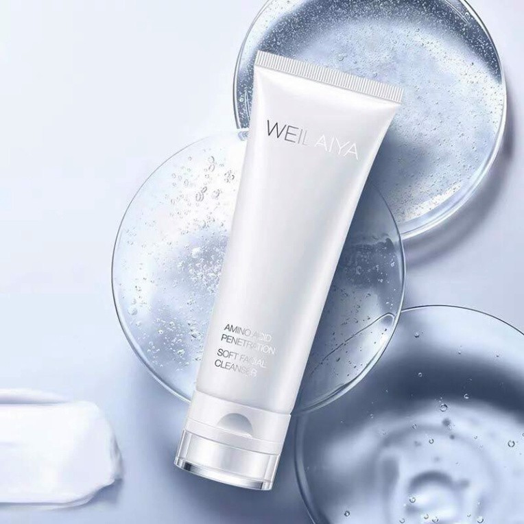 Sữa Rửa Mặt Làm Sạch Sâu Chiết Xuất Rau Má Wei lai ya Amino Acid Penetration Soft Facial Cleanser 100g | BigBuy360 - bigbuy360.vn