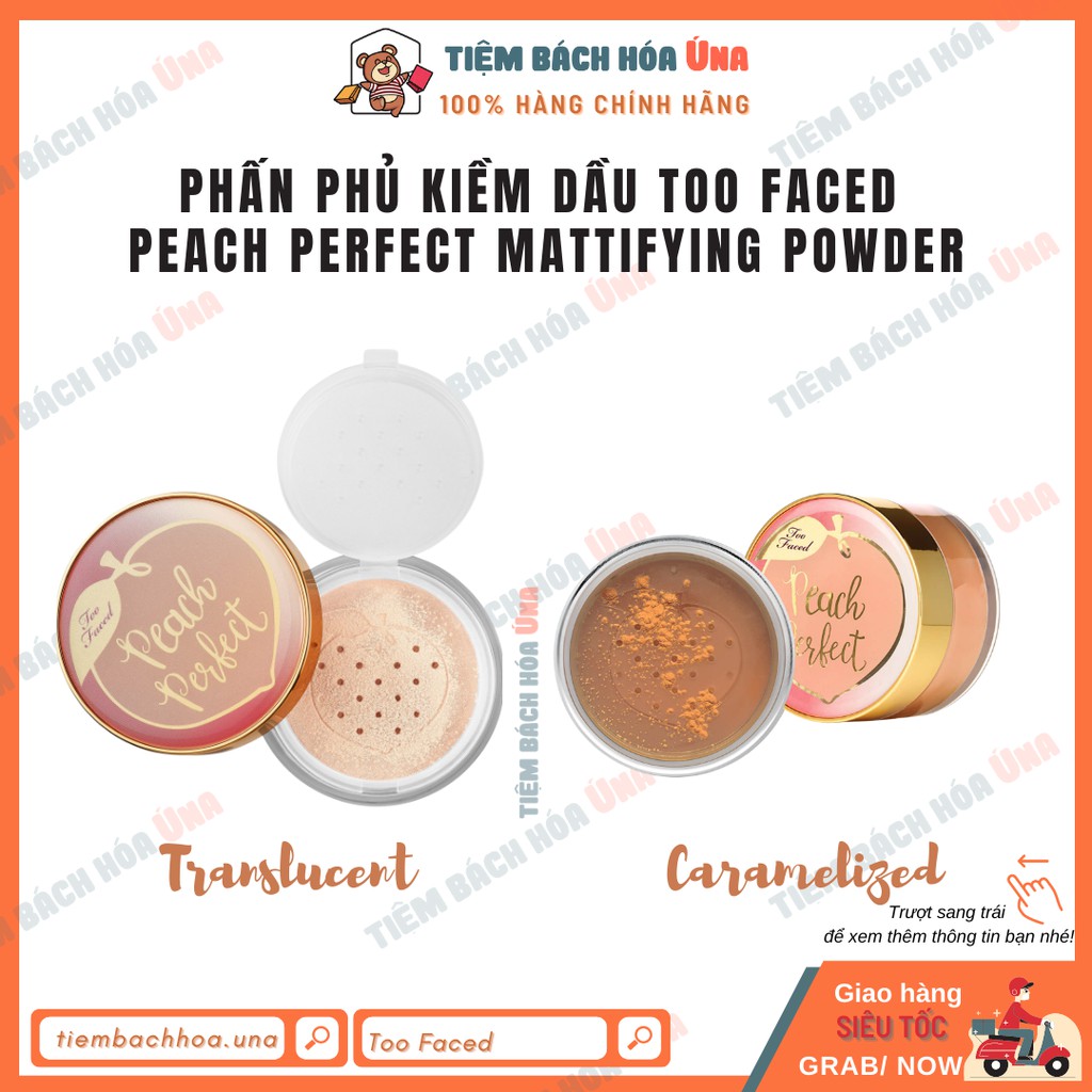 [Đủ Bill] Phấn phủ Too faced Peach perfect mattifying powder