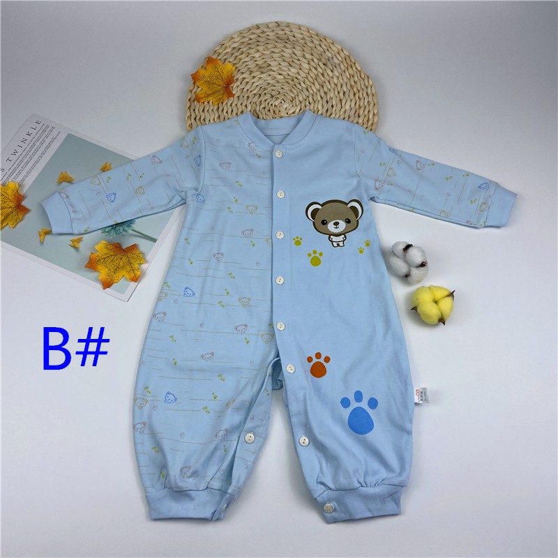 High Cotton Baby Romper Newborn Clothing Jumpsuits Boy Girl Underwear and pyjamas Bộ Đồ Ngủ Liền Thân 100% Cotton Cho Bé 0-12 Tháng Tuổi