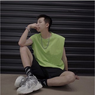 Áo tanktop unisex dưới 70kg - basic trơn