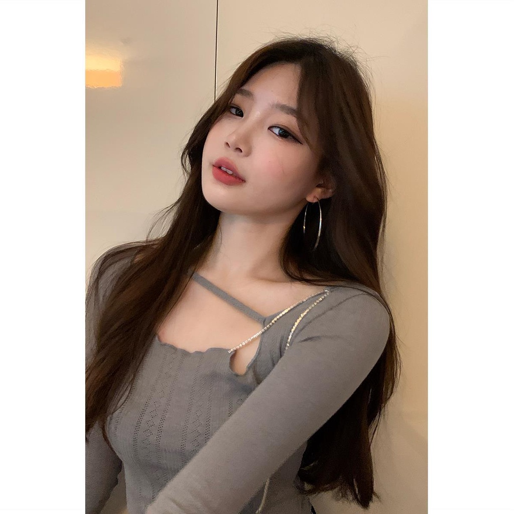 Áo thun COZOK tay dài form ôm kiểu dáng hợp thời trang