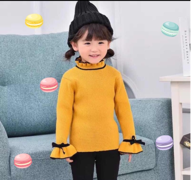 Áo len Hàn quốc bé gái
