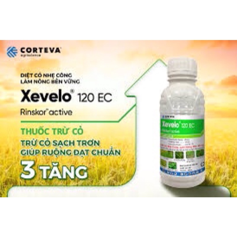 xevelo 120ec 500ml trừ cỏ thế hệ mới Lộc Trời